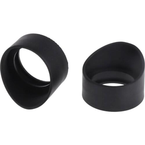 2Pcs 32mm Diameter Rubber Eyepiece Cover Guard Cap for Biological Stereo Microscope Telescope Monocular Binoculars