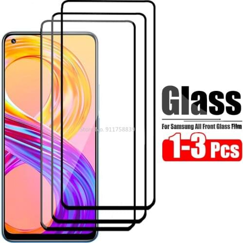 Screen Protector Glass For OPPO Realme C21 C3 C11 C15 8 Pro 7 X7 6 6i SuperZoom On Realmi X3 X2 Pro V5 3 5 X50M Protective Film
