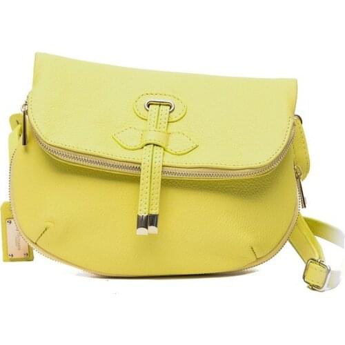 Womens Handbag Trussardi Leather Yellow