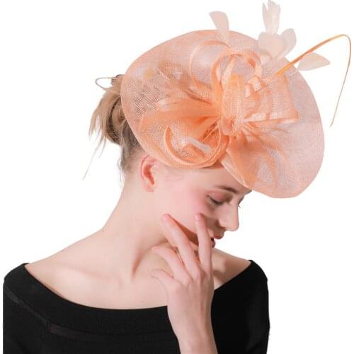 Ladies Wedding Hair Accessories Fascinators Vintage Ladies Hats Wedding Party Headbands For Kentucky Feathers New Headwear