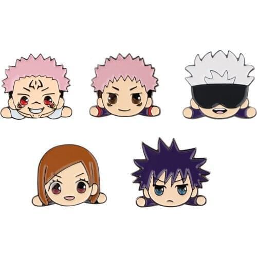 12pcs/lot E3391 Fashion Anime Enamel Pin and Brooch Backpack Clothes Badge Women and Men Tie Pins Charm Jewelry