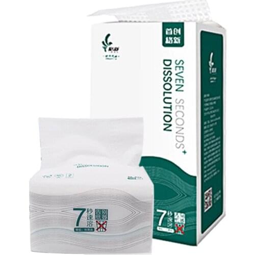 8 Pack Paper Napkins Serviettes Home Table Toilet Tissue Draw Paper White Cleaning Toilet Tissue 3-layer 150 Draw Toilet Paper