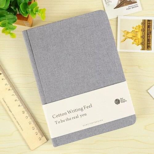 Cotton cloth Shelled pure colored boteNotepad Creative used School Creative Cute A5 Notebook