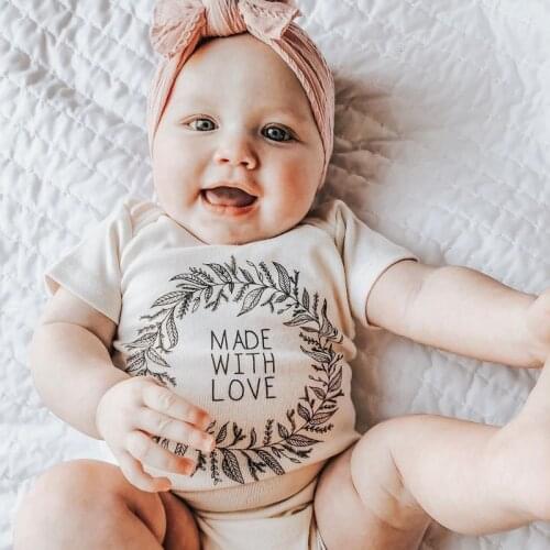 BUNNICER Bodysuit With Short Sleeves For Babies