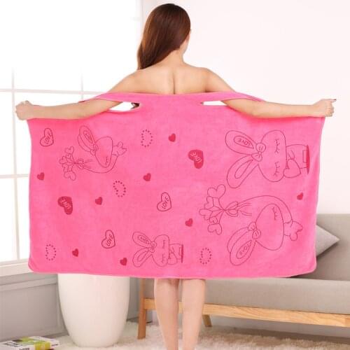 Quick Dry Magic Bath Towel Sexy Wearable Microfiber Beach Towels Cotton Map Kitchen Towel SPA Bathrobes Towel women