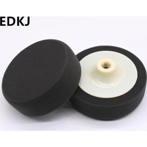 6 inch black fine sponge disk polishing wheel waxing mirror reduction disk car polishing disc sponge ball