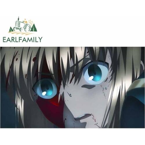 EARLFAMILY 13cm x 7.3cm for Fate Creative Car Sticker Personality Waterproof Sunscreen Scratch-proof Window Trunk VAN Decal