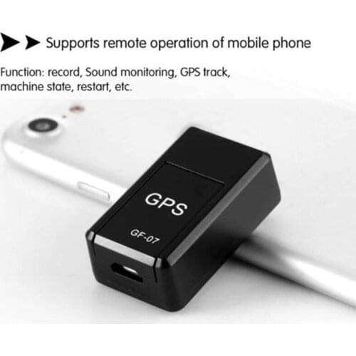 GF-07 Mini GPS Kids Locator Car Key Tracker Anti-Lost Recording Can Record SMS Alarm Real Time Smart Tracking Wearable Devices
