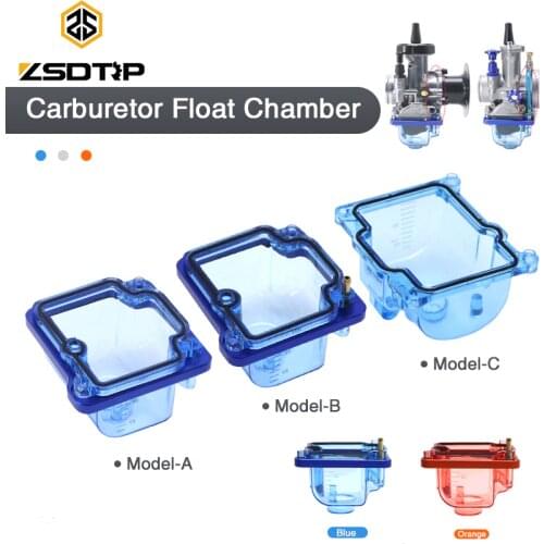 ZSDTRP PWK Carburetor Float Bowl Comp Chamber Transparent Oil Cup For PWK I/II/III PWK IV/KSR EVO Carbs Carburetor Lower Cover