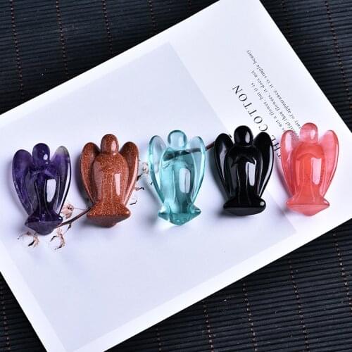 Natural amethyst crystal jewelry decoration guardian angel healing gem family home decoration study room decoration craft gift