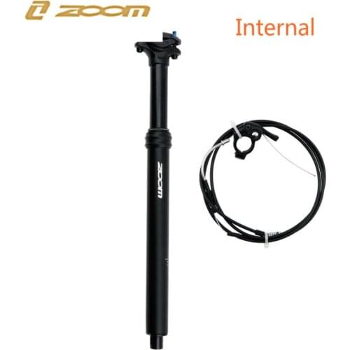 Zoom Bicycle Seatpost Height Adjustable Seat Post Internal External Dropper Post MTB Bike 30.9 31.6mm Bicycle Parts Alloy