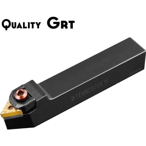 Q.Grt 1pc WTENN1616H16 WTENN2020K16 WTENN2525M16 External Triangul Turning Tool Holder Lathe Cutting Tools TNMG Carbide Inserts