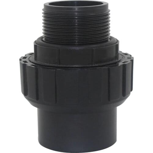 Threaded adapter union fitting for Swimming pool accessories plastic water pipe connectors tube adapters