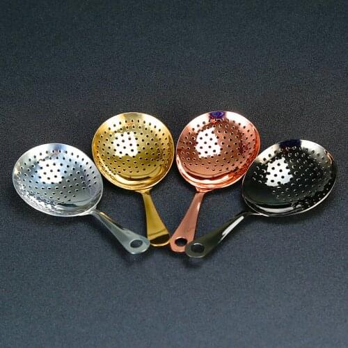 Julep Bar Cocktail Strainer 304 Stainless Steel Copper Plated Gold Plated Bar Tool