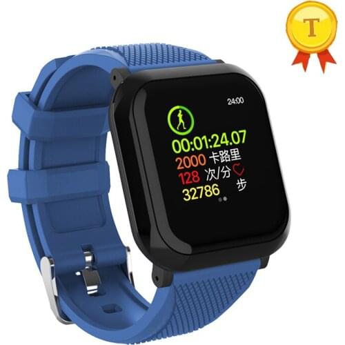 Colorful touch Screen Smart Wristband Bracelet Fitness Tracker Heart Rate Blood Pressure IP68 Waterproof fast charge Smart band