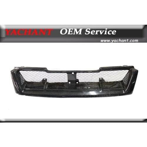 Car Styling Carbon Fiber CF Front Grille Fit For 1995-1998 Skyline R33 GTR OEM Style Front Grill Mesh (GTR Only)