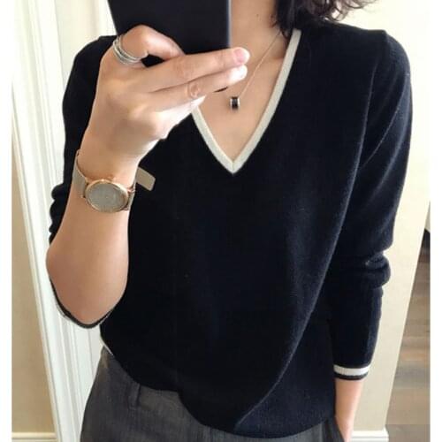 High Quality Cashmere Sweater Women Winter Pullover Solid Knitted Sweater Top for Women Autumn Female Oversized Sweater