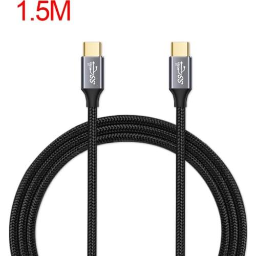 1pcs USB 3.1 To Type C Cable 10Gbps100W High-Speed Transmission Data Cable Computer TV Audio And Video HD Projection Screen