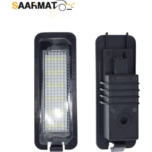 2x Led Number License Plate Light Kit Canbus Error Free for MK5 GTI MK6 MK7 Golf 5 Glof 6 Golf 7 White Car-Styling Auto Light