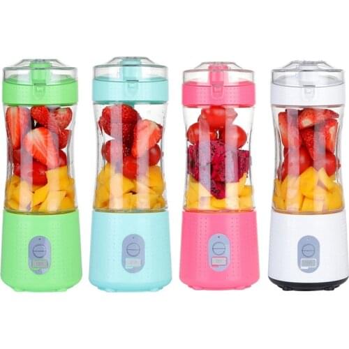 350ml Portable Juicer Electric USB Rechargeable Smoothie Blender Machine Mixer Mini Juice Maker Fast Food Processor Mobile Mixer