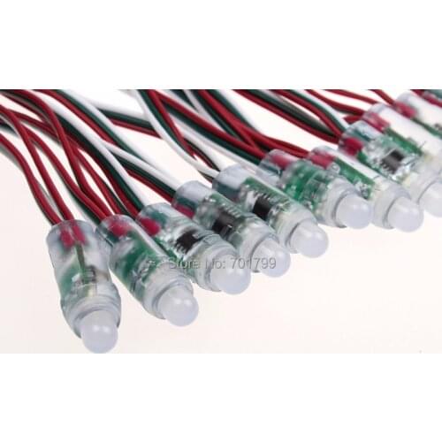 DC5V 50nodes UCS1903 addreable LED pixel module,pixel string;IP68 rated;RGB full color;256 gray scale