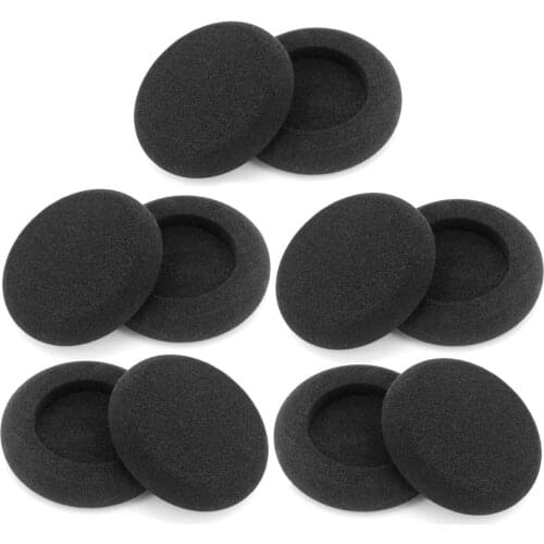 New- Black 56mm Replacement earpad For most headsets and for Sony-DR-BT21G-ear-pad ear foam headset cover