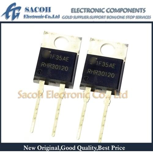 Free Shipping 10Pcs RHRP30120 RHR30120 RURP30120 RUR30120 or RHRP30100 RURP30100 TO-220 30A 1200V Hyperfast Diode
