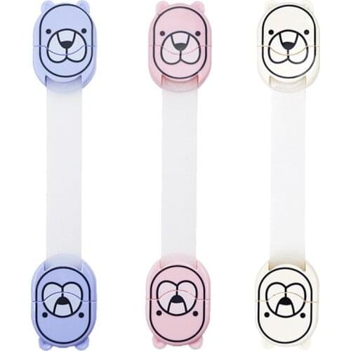 Child Safety Lock Child safety protection products Double button kids safety lock toilet refrigerator drawer lock No Drilling