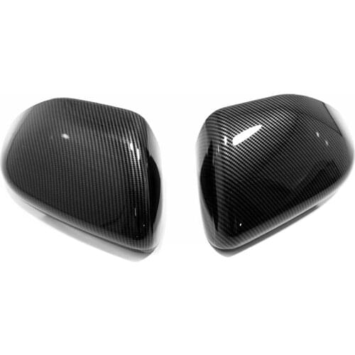 For Ford Explorer 2020 2021 Carbon Fibre Door Side Wing Rear View Mirror Cover Rearview Mirror Protector Car Styling Accessories