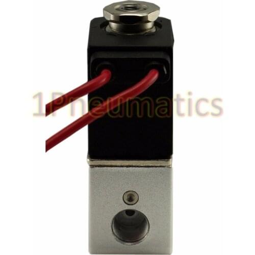 Free Shipping 1/8" Pneumatic 3 Way Electric Air Solenoid Valve 220V AC Zero Differential Valve