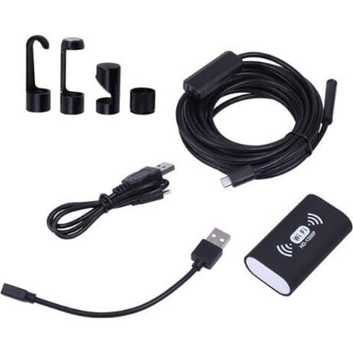 1200P HD 10m WIFI Endoscope For iphone & Android&ISO&Windows Inspection Borescope Camera Otoscope With Hook&Mirror