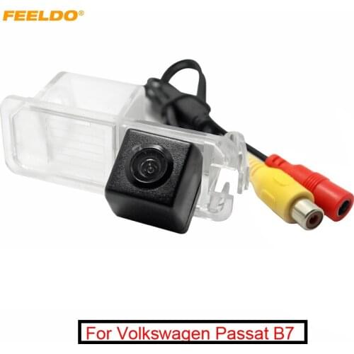 FEELDO 1Set Rear View Car Camera For Volkswagen Passat B7(10~15)/Magotan/Golf/Phaeton/Passat CC(11~16)/Scirocco/Polo/Superb