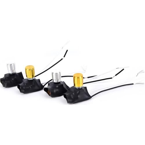 Hot NEW 220V 1A , 3A Tone Table Lamp Full Range Dimmer Rotary Switch 2 Way Gold/Silver Color High Quality