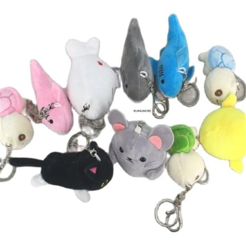 Small 4-7CM Approx., Little Keychain Plush Toys , Keyring Mouse , Chicken Doll Stuffed Animal Gift