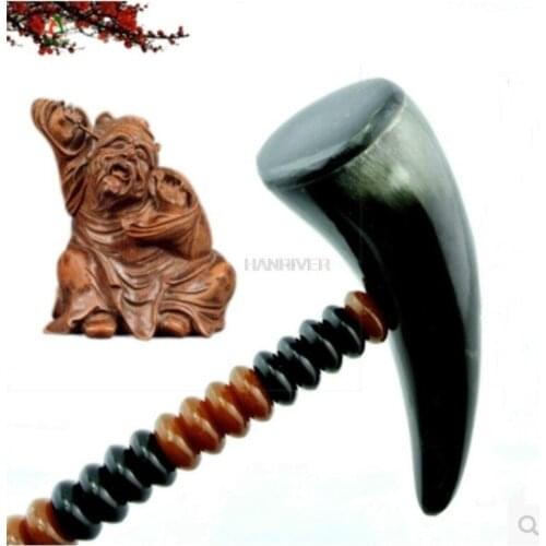 Massager itch scratched horn hammer knock scratching Scratch back rubs implement authentic scratching rake 1 pack