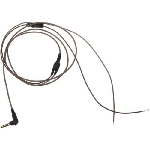 2019 New DIY Earphone Cable 1.2m High Quality Replacement Cable Wire For Repair Upgrade Headset Earphones with Microphone