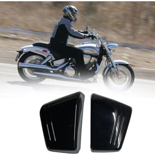 Motorcycle Fairing Battery Side Cover for Honda VTX 1800 C VTX1800C 2002-2008 Black
