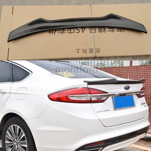 Fit For Ford Mondeo/Fusion Spoiler 2013 2014 2015 2016 2017 Carbon Fiber Rear Trunk Wing Lip Rear Spoiler Wing