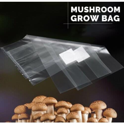 50PCS Polypropylene Heat Resistant Spawn Grow Bag Substrate Hight Temp Pre Sealable Garden Supplies For Mushrooms Fungus