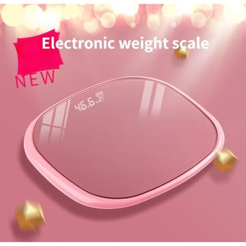 Anti-impact round edge bluetooth weight scale weight loss smart electronic scale charging weight scale home