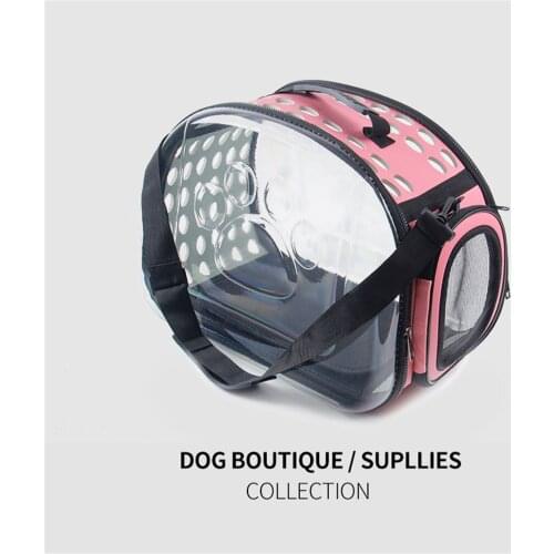 Foldable Dog Bag Breathable Ashion Leather Portable Pet Carrier Bag for Dogs Accessories Carrier for Dogs Puppy Chihuahua Cats