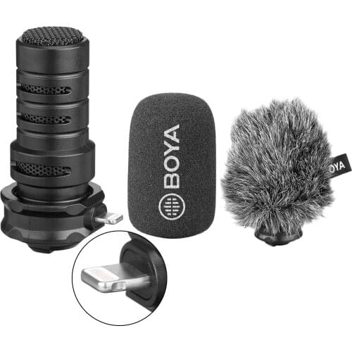 Smart Phone Microphone BOYA DM200 Lightning with superb sound quality recording YouTube video For iPhone X XR 7 8 Plus