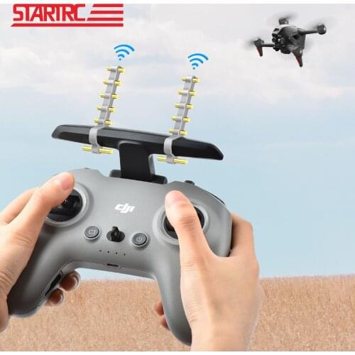 STARTRC 5.8G 2.4G Yagi-Uda Antenna Signal Booster Amplifier Controller Range Extender for DJI FPV Combo Drone Remote Control 2
