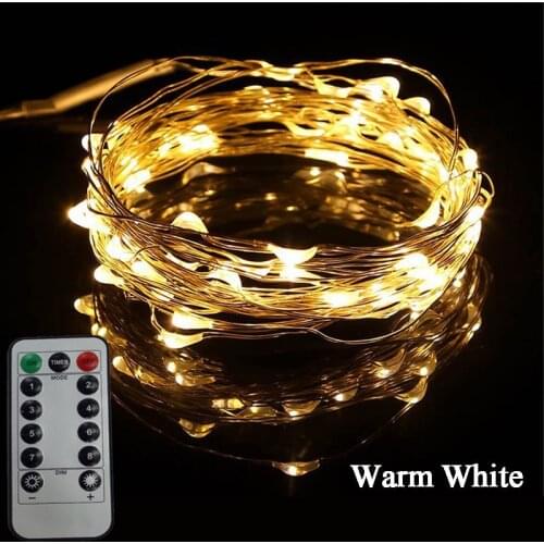 100 LED 10M LED String Light Remote Control Christmas/Wedding/Party/Festival Decoration Lights Waterproof Holiday LED Lighting