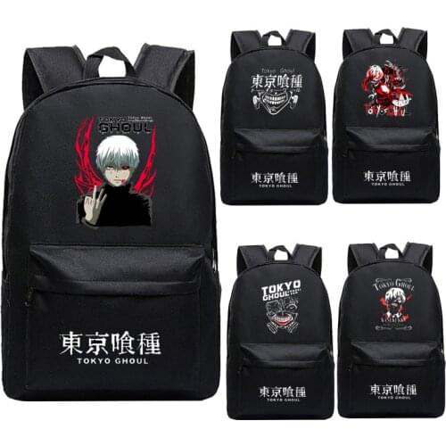 Tokyo Ghoul Designer Bag Backpack Mens Anime Teenagers Womens Student Cartoon Book Bags Back to School Mochila Travel