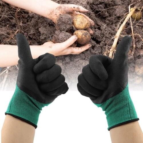 Non-slip Wear Gloves Labor Work Garden 1Pair Handling Resistant Gloves Non-slip Worker Protective Gloves Garden Gloves