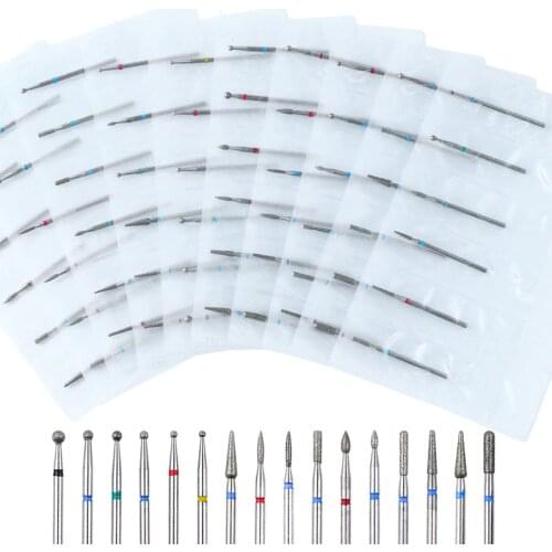 6pcs/set Diamond Nail Drill Milling Cutter Bits Rotary Burr Electric For Manicure Machine Cuticle Nail Art Remover Tools