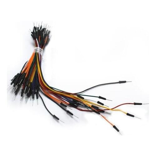 650pcs=10set Jump Wire Cable Male to Male Jumper Wire for A rduino Breadboard 65 jump wires