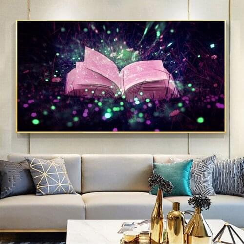 5D Diy Diamond Painting Modern Nordic Art Fairy Tale Dream Book Diamond Mosaic Full Square Round Drill EmbroideryZP-4964