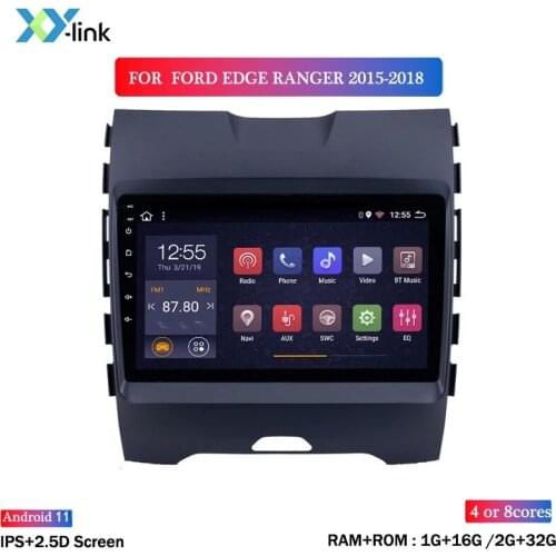 9 INCH 2.5D IPS Android 8.1 Car radio DVD GPS Playerfor Ford EDGE ranger 2015-2018 Multimedia gps Navigation System no 2 din dvd